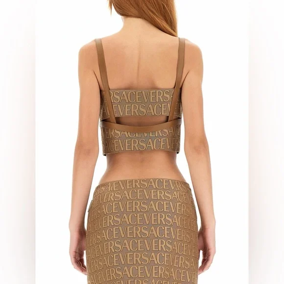 VERSACE BODICE TOP WITH ALLOVER LOGO
Style ID - Picture 8 of 16